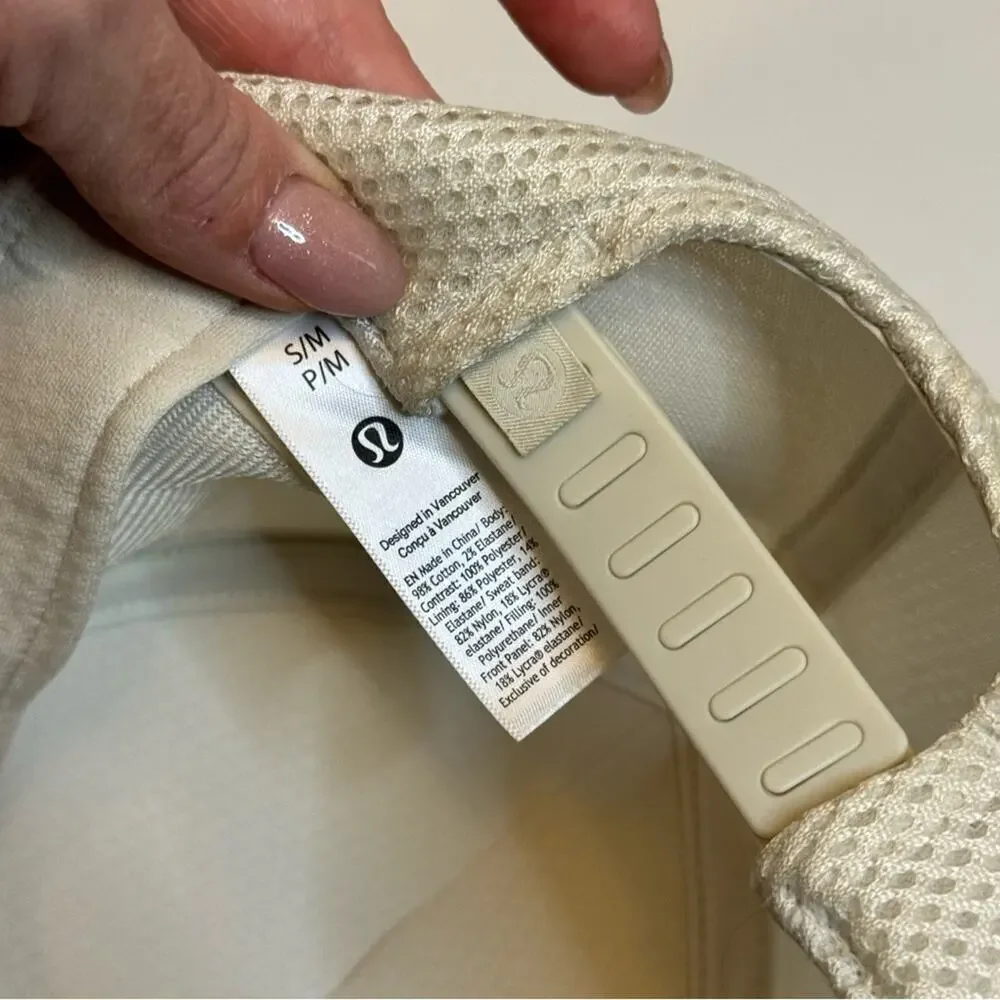 Lululemon off-White Mesh Cap